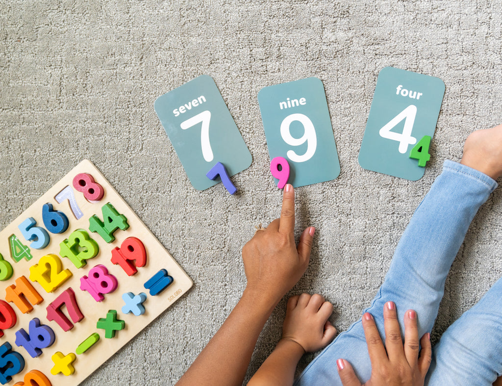 Number Learning: Learn & Drop x Numbers Puzzle